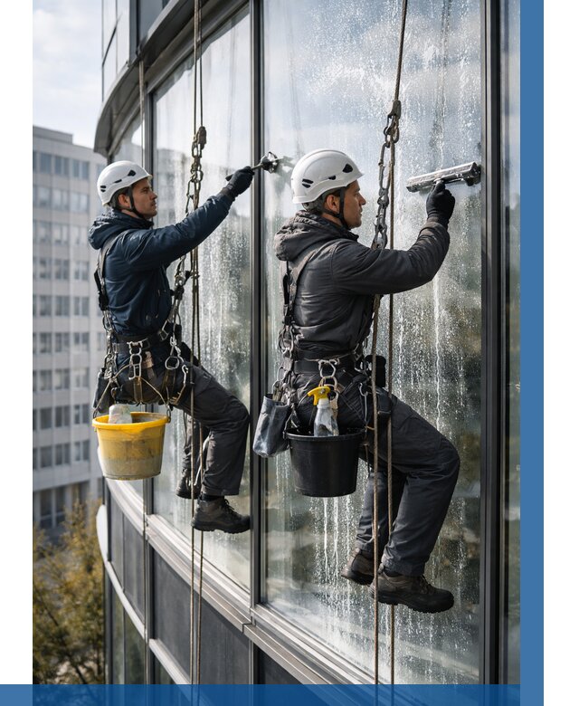 Мойка панорамных окон в Моршанске от 363 р. заказать у ВЫСОТНИК-Мрш