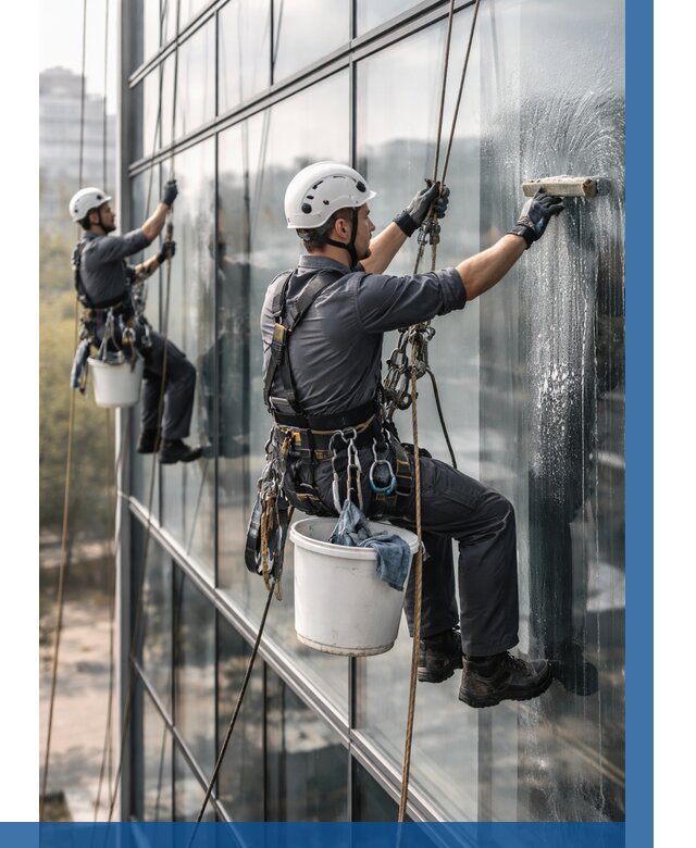 Мойка сплошного остекления в Моршанске, заказать от 312 р.| ВЫСОТНИК-Мрш