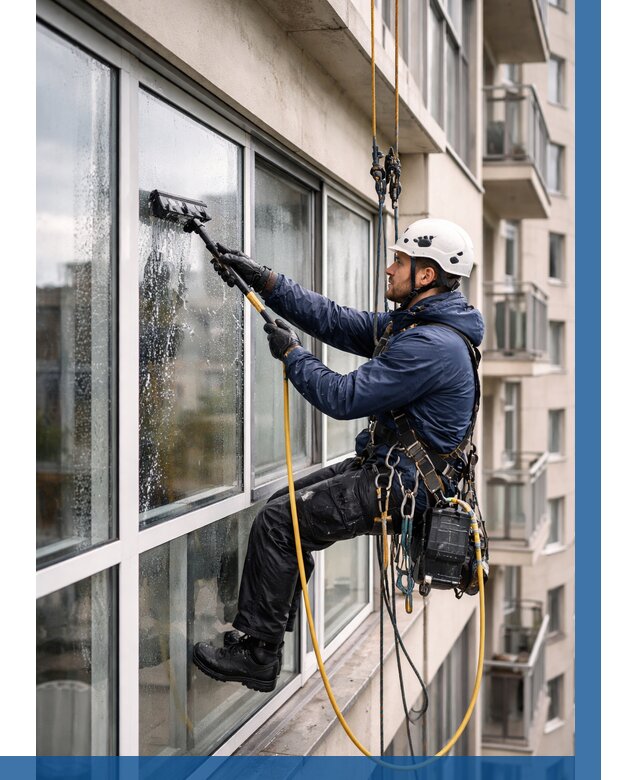 Мойка балконного остекления в Моршанске от 3635 р. | ВЫСОТНИК-Мрш