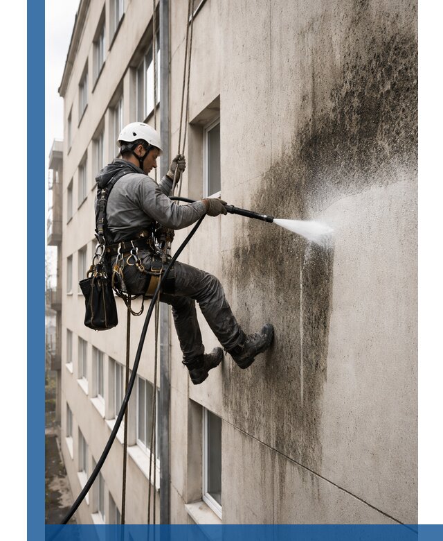 Профессиональная очистка фасадов от плесени в Моршанске