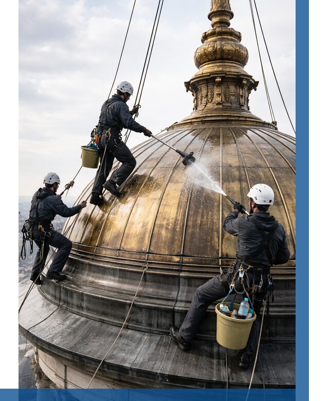 Мойка куполов и шпилей в Моршанске от 8308 р. - заказать | ВЫСОТНИК-Мрш