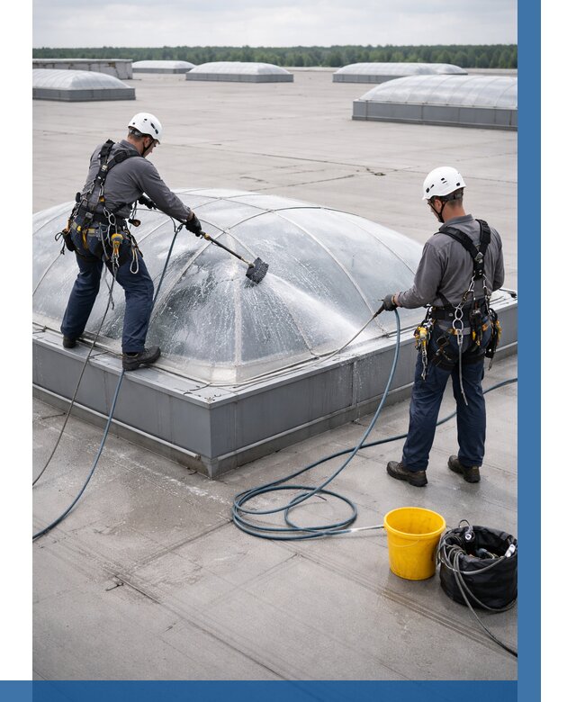 Мойка зенитных фонарей в Моршанске, заказать от 4673 р. | ВЫСОТНИК-Мрш