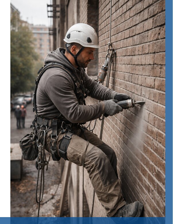 Расшивка кирпичных швов в Моршанске от 623 р. | ВЫСОТНИК-Мрш