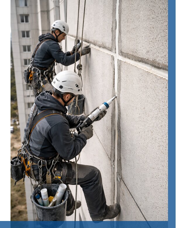 Герметизация межпанельных швов в Моршанске от 727 р. | ВЫСОТНИК-Мрш