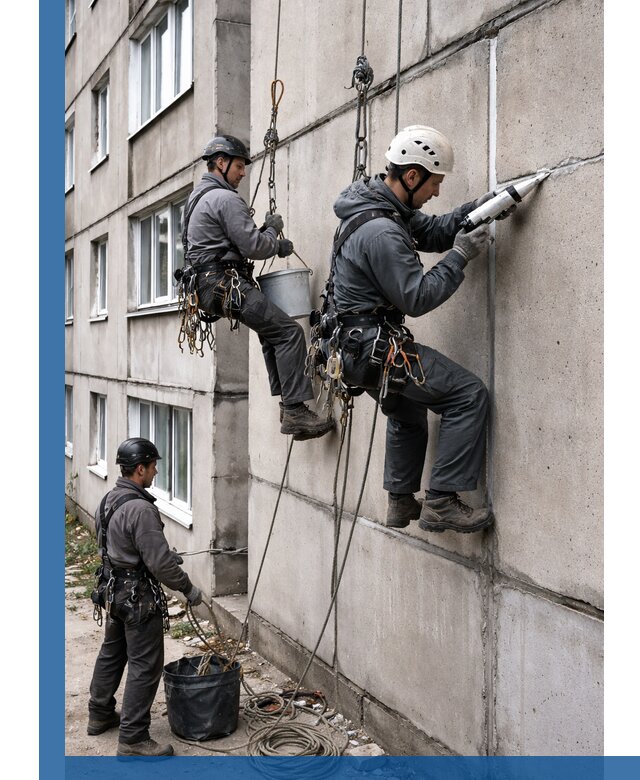 Герметизация межпанельных швов в Моршанске с гарантией герметичности