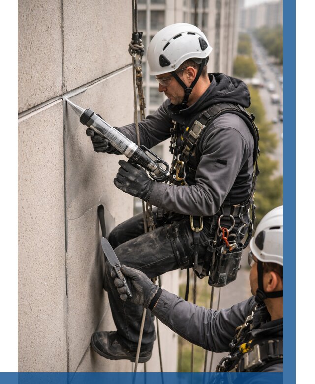 Первичная герметизация швов в Моршанске от 623 р. | ВЫСОТНИК-Мрш