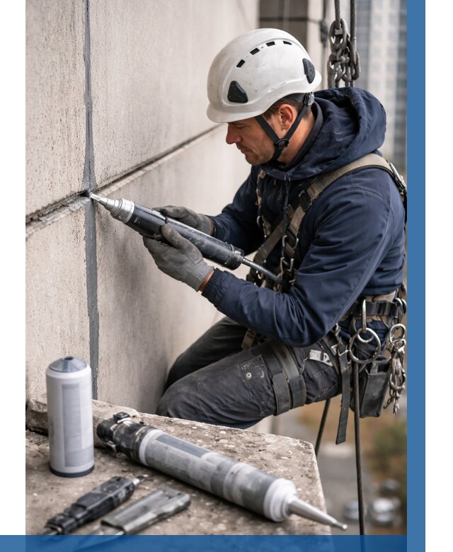 Вторичная герметизация швов в Моршанске от 467 р. | ВЫСОТНИК-Мрш