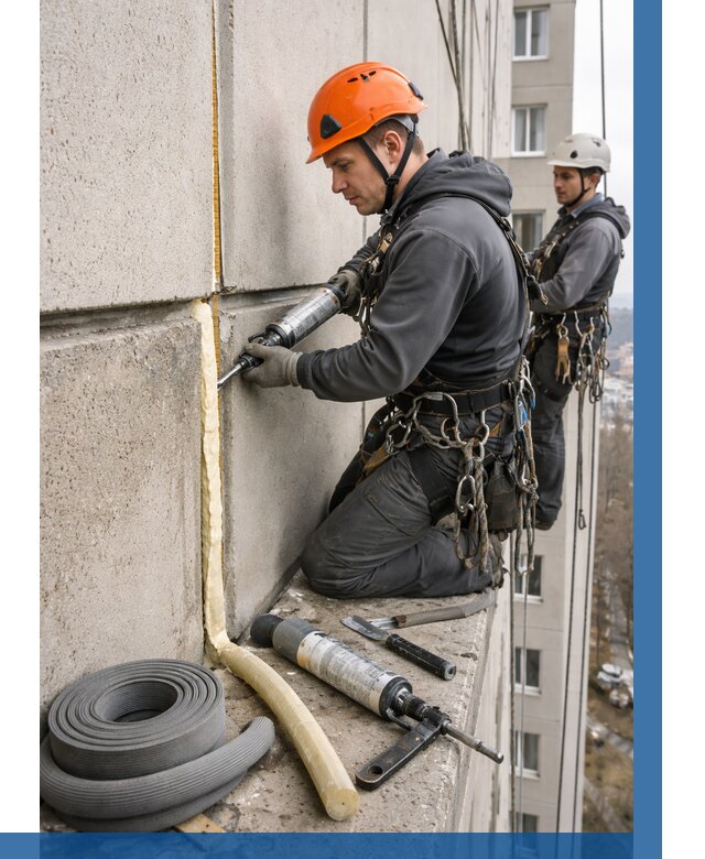 Теплый шов межпанельные швы в Моршанске от 727 р. | ВЫСОТНИК-Мрш