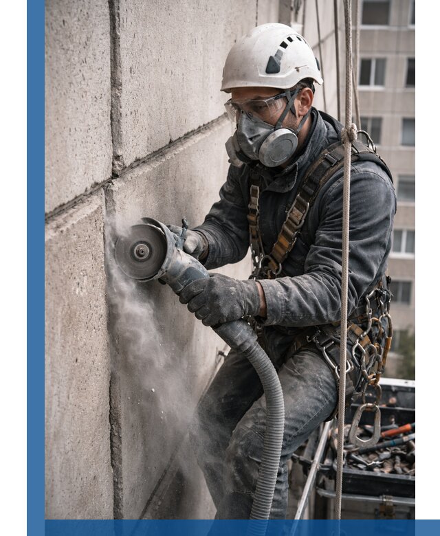 Штробление межпанельных швов в Моршанске качественно и быстро