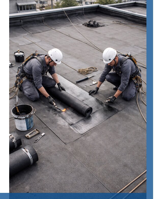 Ремонт мягкой кровли под ключ в Моршанске от 727 р. | ВЫСОТНИК-Мрш