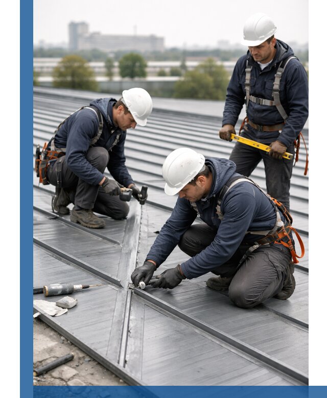 Ремонт фальцевой кровли в Моршанске срочно и качественно