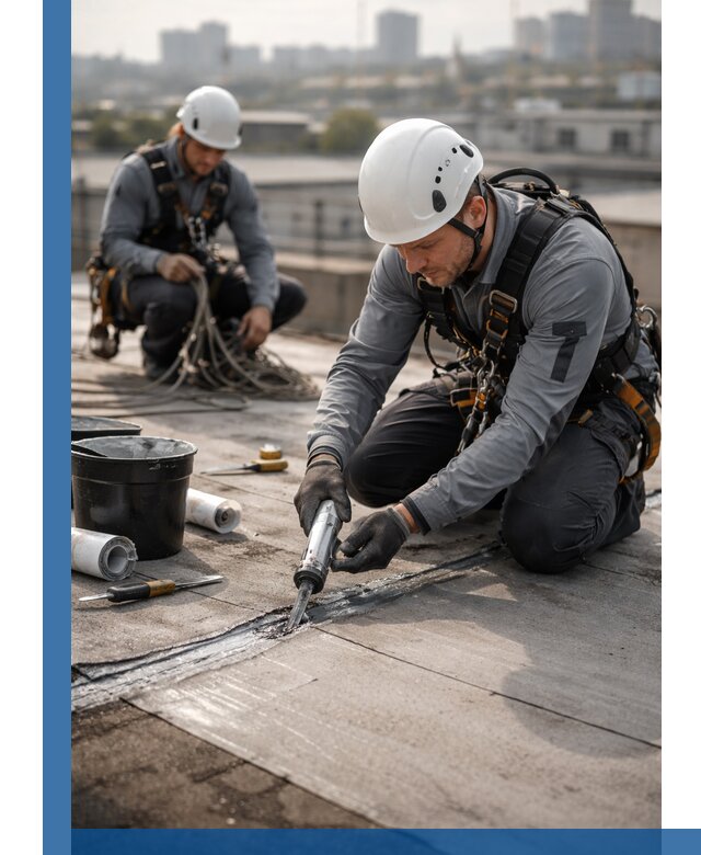 Аварийное и капитальное устранение протечек кровли в Моршанске