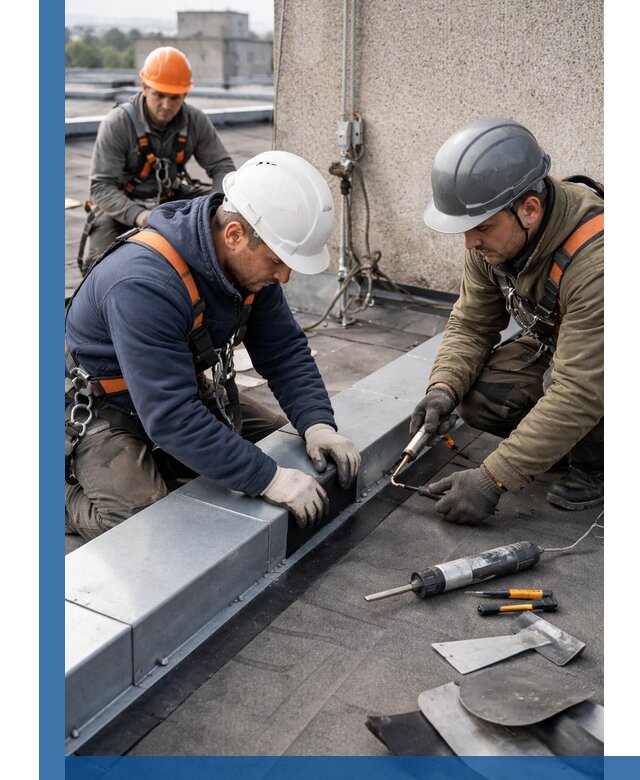 Ремонт кровельных примыканий в Моршанске профессионально