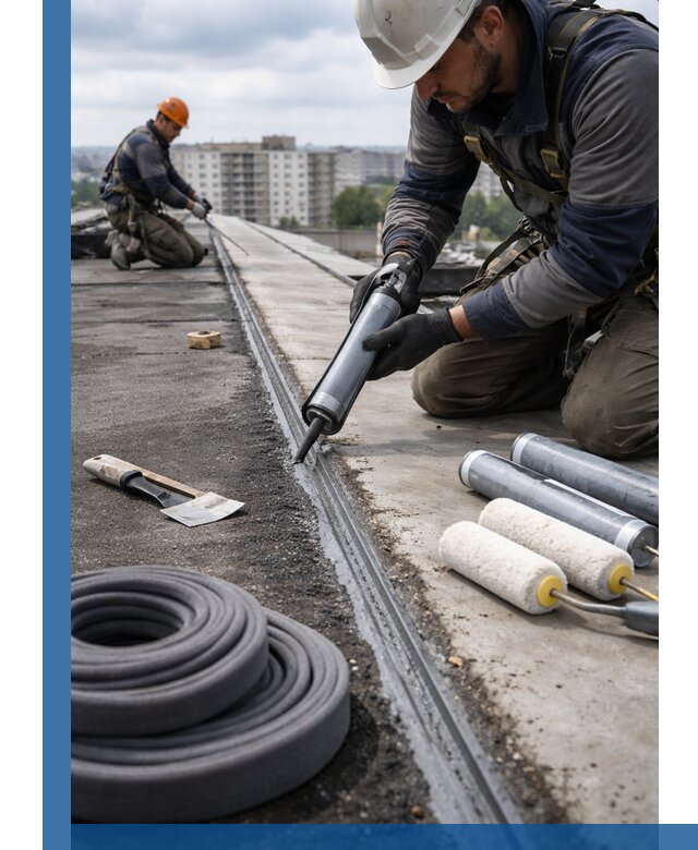 Герметизация швов кровли в Моршанске с гарантией герметичности