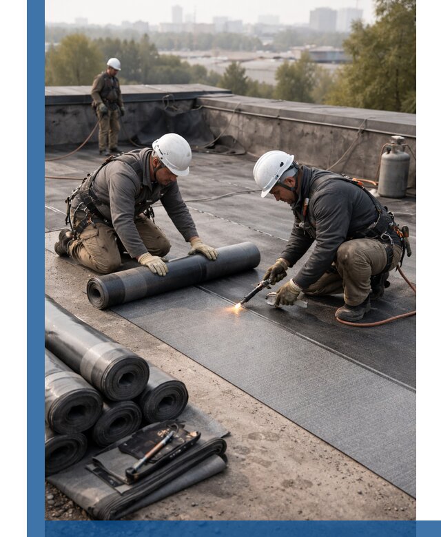 Монтаж мягкой кровли в Моршанске профессионально и надежно
