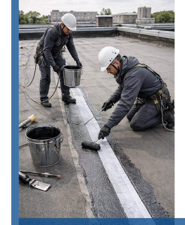 Гидроизоляция кровли мастикой в Моршанске надежная защита