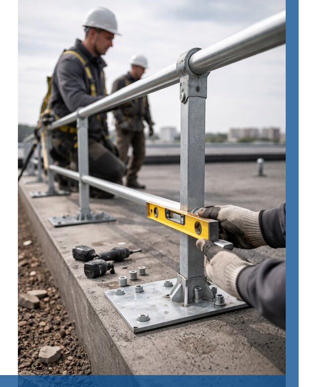 Монтаж кровельного ограждения в Моршанске от 1246 р. | ВЫСОТНИК-Мрш