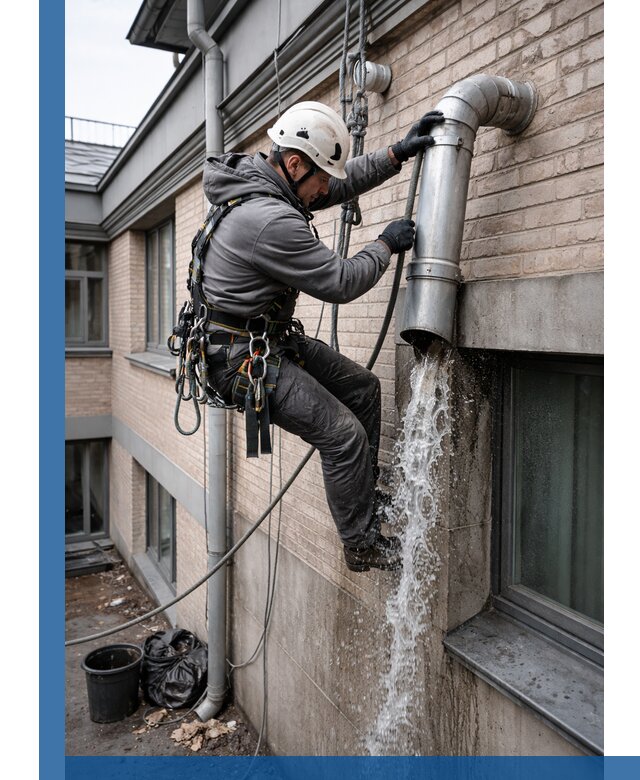 Профессиональная прочистка водосточных труб в Моршанске с гарантией