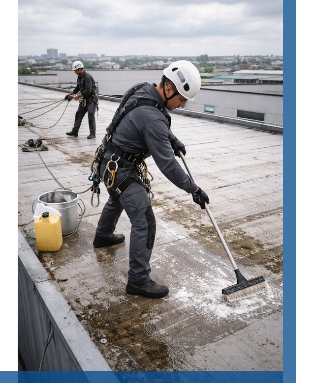 Очистка крыши по графику в Моршанске от 7789 р. | ВЫСОТНИК-Мрш