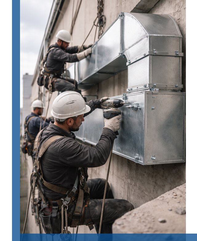 Профессиональный монтаж вентиляционных коробов в Моршанске под ключ