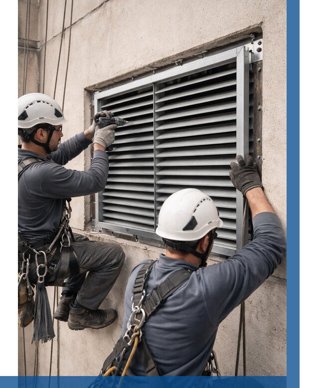 Монтаж вентиляционных решеток в Моршанске от 4673 р. | ВЫСОТНИК-Мрш