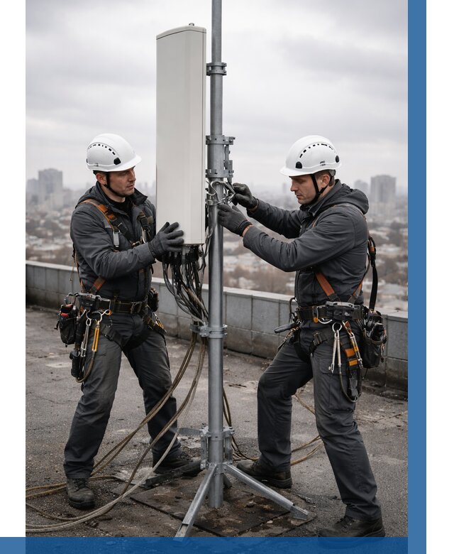 Монтаж антенн связи на крыше в Моршанске от 8827 р. | ВЫСОТНИК-Мрш