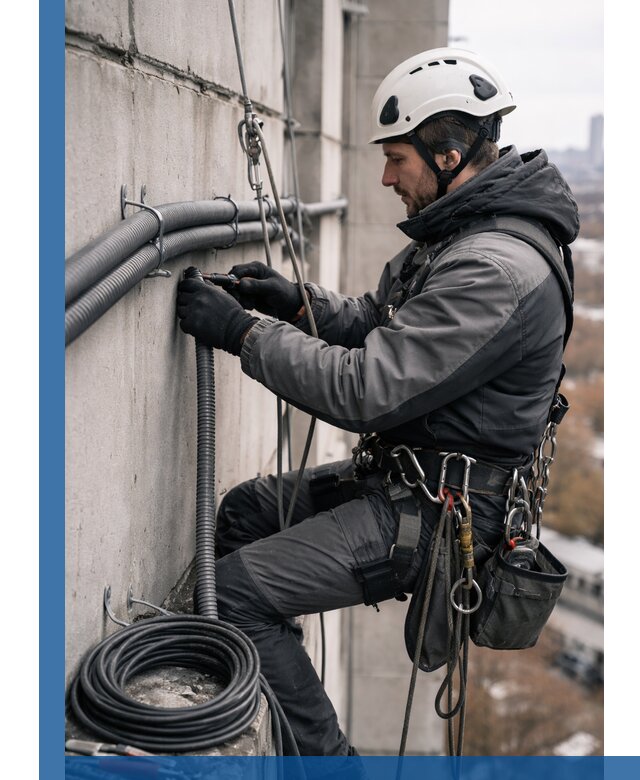 Профессиональный монтаж гофры для кабеля в Моршанске с гарантией