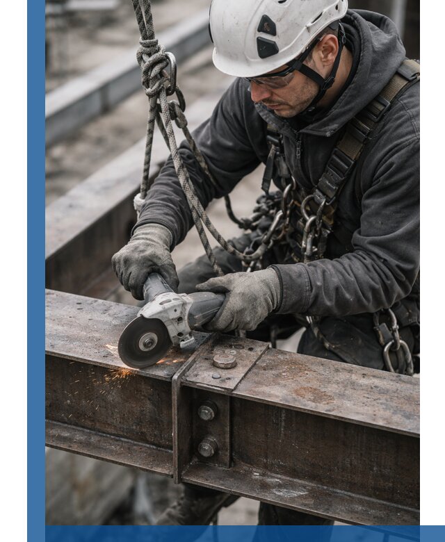 Резка металла на высоте в Моршанске для зданий и конструкций