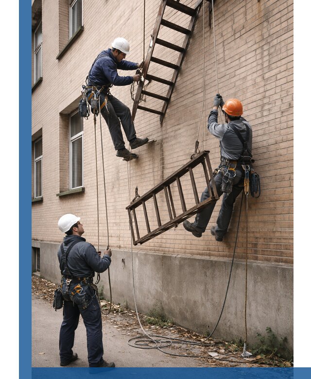 Демонтаж пожарной лестницы в Моршанске быстро и безопасно
