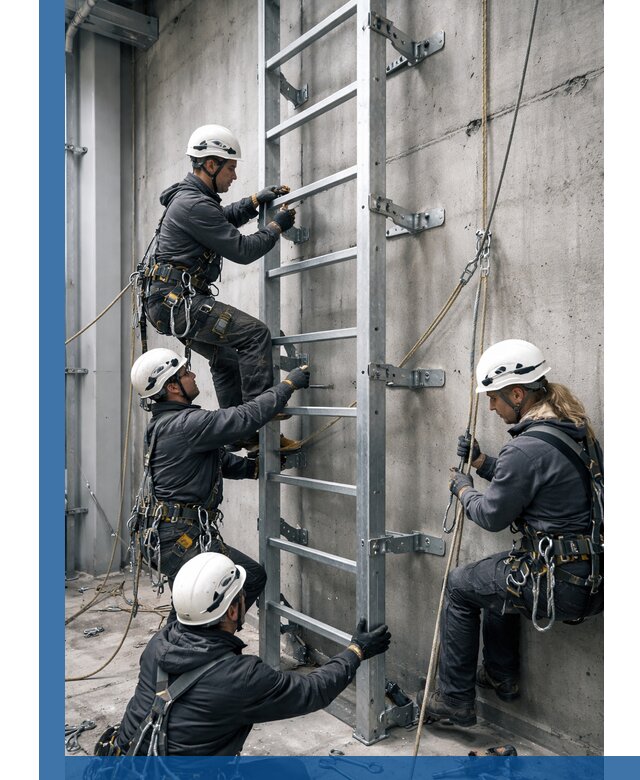 Монтаж металлических лестниц в Моршанске под ключ со гарантией