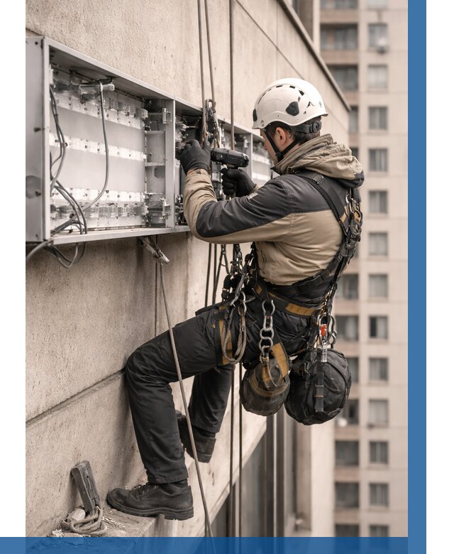 Ремонт вывески на высоте в Моршанске от 4673 р. | ВЫСОТНИК-Мрш