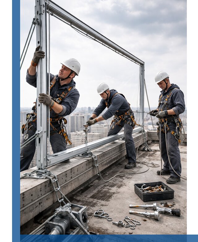 Монтаж крышных рекламных конструкций под ключ в Моршанске