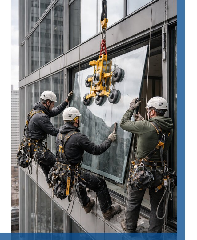 Фасадное остекление зданий под ключ в Моршанске от 10385 р. | ВЫСОТНИК-Мрш