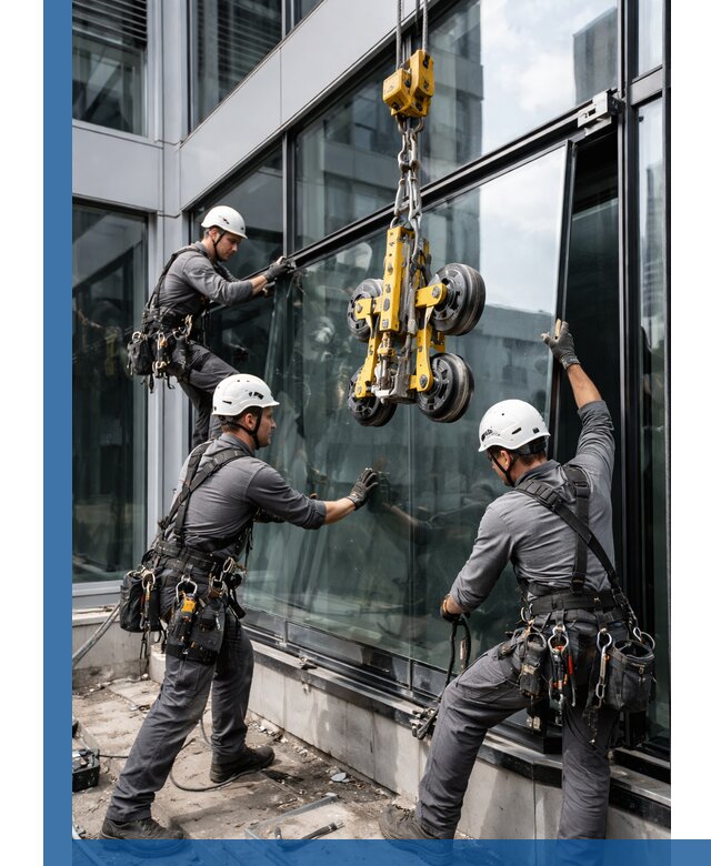 Структурное остекление фасадов в Моршанске монтаж и обслуживание