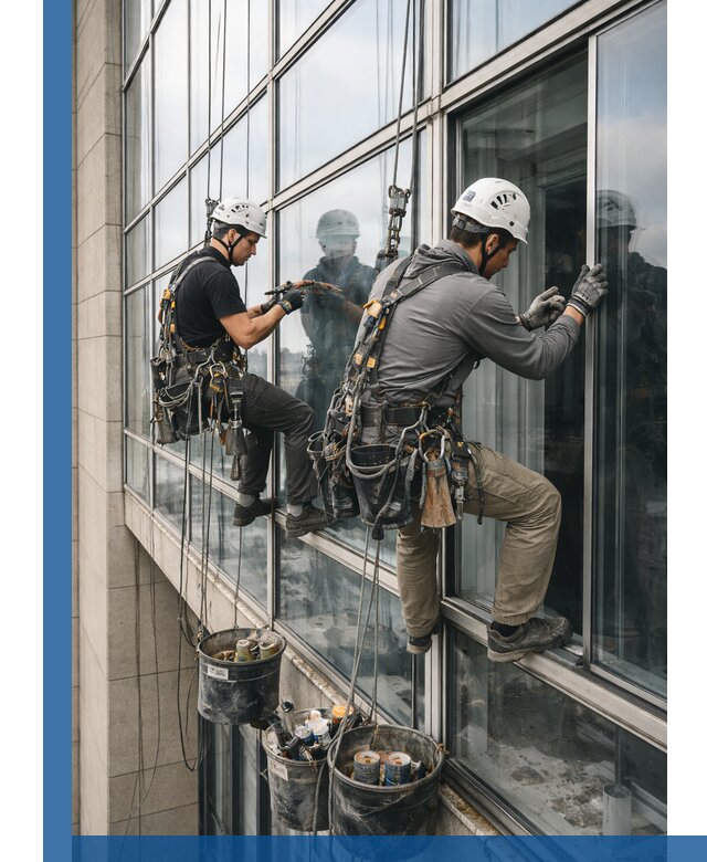 Ремонт витражных конструкций и фасадного остекления в Моршанске