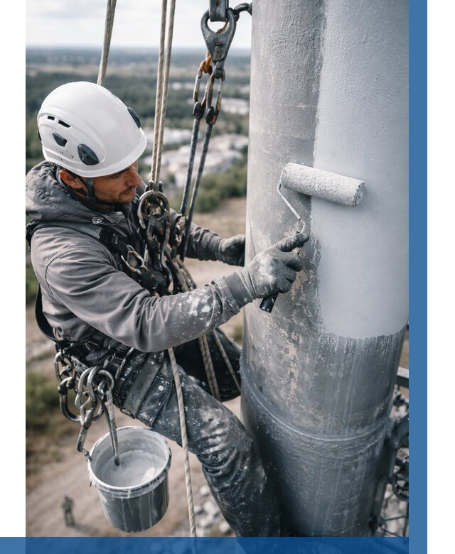 Покраска мачт связи под ключ в Моршанске от 883 р. | ВЫСОТНИК-Мрш