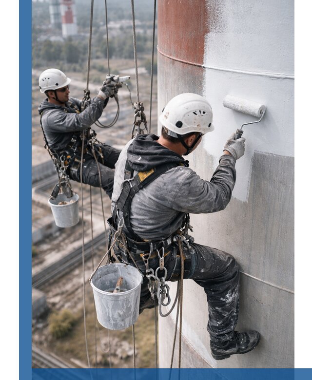 Покраска дымовых труб в Моршанске: антикоррозийная защита и восстановление