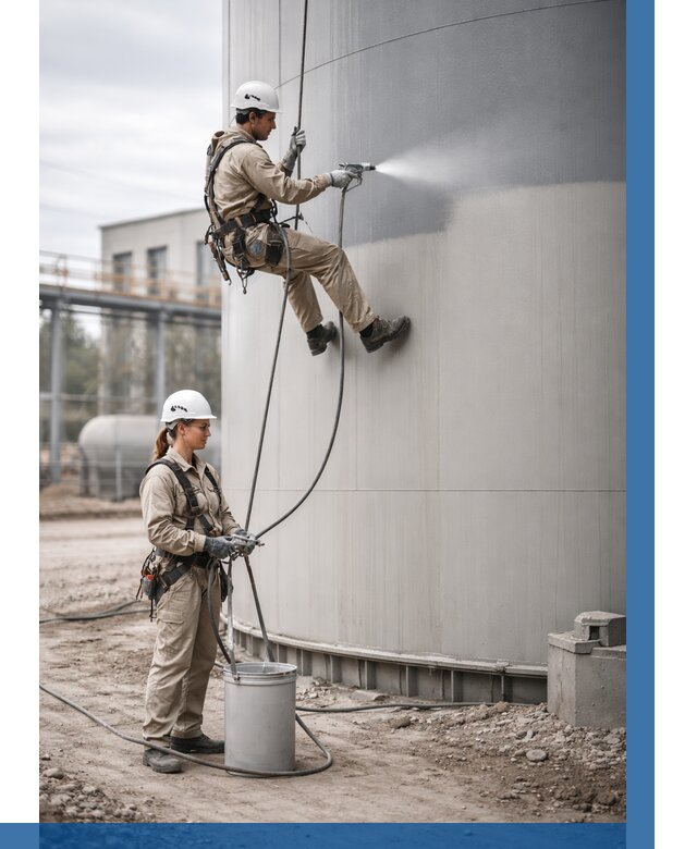 Покраска резервуаров в Моршанске от 1246 р. | ВЫСОТНИК-Мрш — заказать