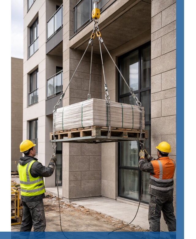 Подъем керамогранита на этаж в Моршанске от 3635 р. | ВЫСОТНИК-Мрш