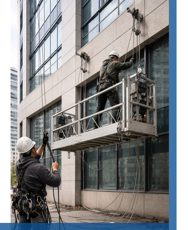 Монтаж и подъем фасадной люльки в Моршанске от 12462 р. | ВЫСОТНИК-Мрш