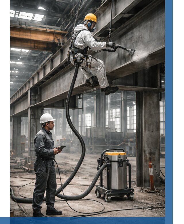 Обеспыливание конструкций в цехе в Моршанске от 4362 р. | ВЫСОТНИК-Мрш