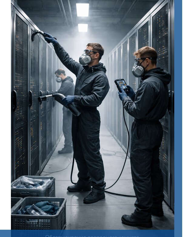 Обеспыливание серверной комнаты в Моршанске от 4673 р. | ВЫСОТНИК-Мрш