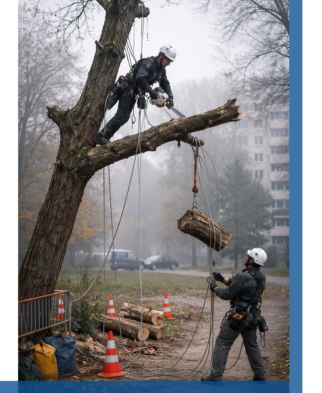 Удаление аварийных деревьев в Моршанске от 15578 р. | ВЫСОТНИК-Мрш