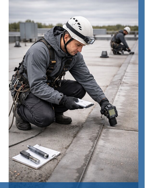 Обследование кровли на протечки в Моршанске от 4673 р. | ВЫСОТНИК-Мрш