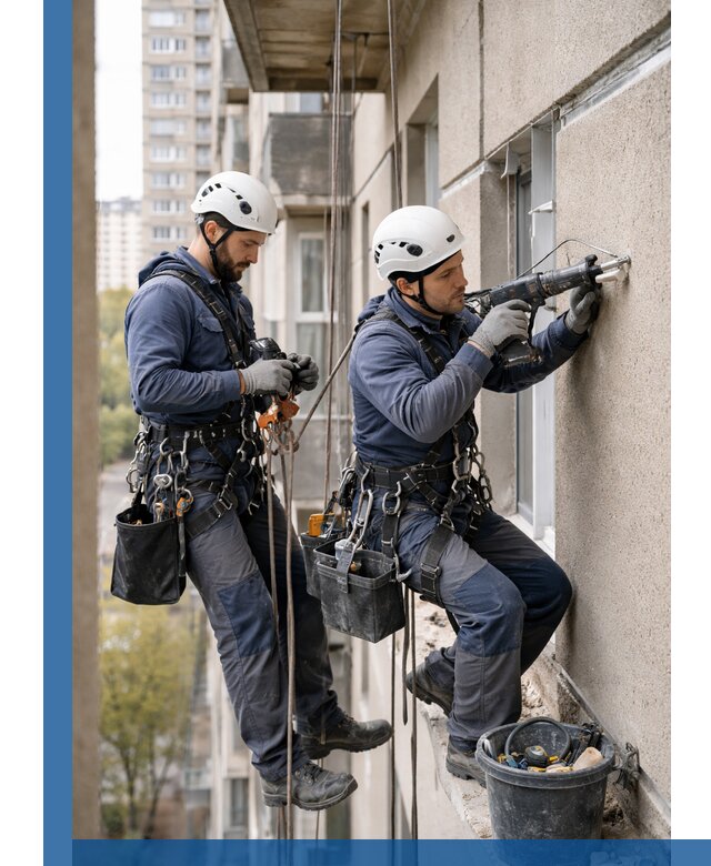 Промышленные альпинисты высотные работы и монтаж в Моршанске